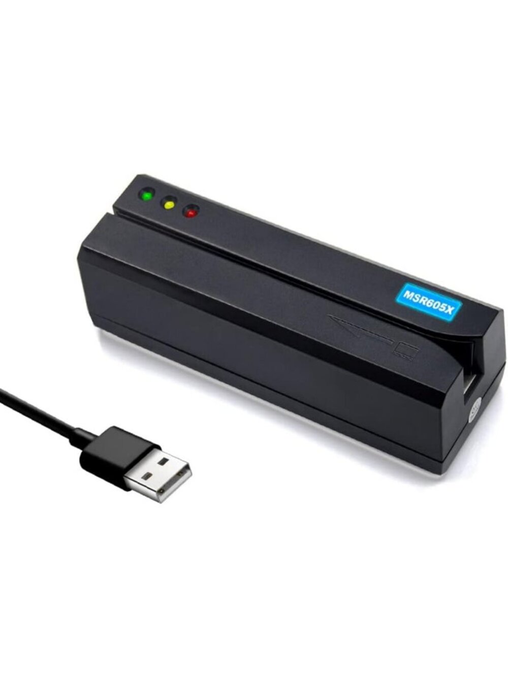 USB Card Reader Writer - 3 Tracks MSR Encoder, Swipe & Write, Portable Device